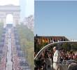 El papa León XIV recorrió las calles de París durante su visita a Francia, donde reunió a miles de fieles y jóvenes. Foto: Vatican Media