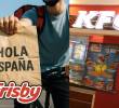 Mientras Frisby España está iniciando su expansión por Europa, KFC ya cuenta con más de 850 restaurantes en ese territorio. Fotos: EL COLOMBIANO y redes sociales