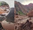 Inundación en el Gran Cañón arrastró agua, troncos y escombros por senderos y cauces; el momento quedó registrado en videos. Foto: Grand Canyon National Park