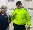 La contratista al momento de su detención tras el operativo contra la explotación sexual infantil. FOTO: Cortesía