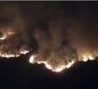 Bomberos de Popayán trabajan para controlar el incendio forestal registrado en los cerros nororientales, en el sector de Yambitará. Foto: Bomberos de Popayán