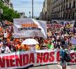 Madrid se convierte en el epicentro del descontento ciudadano por los altos precios de arriendos en España. FOTO: AFP.