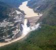 Aspecto de la represa y el embalse de Hidroituango. FOTO: Juan Antonio Sánchez