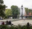 Imagen general de la Universidad de Antioquia y su emblemática fuente. FOTO: EL COLOMBIANO