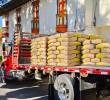 Los primeros despachos de materiales para la reconstrucción han llegado a los municipios de Abejorral, Andes, Betania, Ciudad Bolívar, Jardín, Salgar, Tarso, Hispania, Caramanta, Pueblorrico, Ebéjico, Valparaíso, Anzá, Sonsón, Armenia, Heliconia, Urrao, Betulia, Santa Rosa de Osos y San Luis. FOTO: Cortesía Gobernación de Antioquia