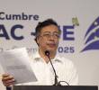 El presidente Gustavo Petro en la cumbre de la Celac. FOTO: COLPRENSA