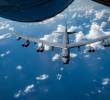 Misteriosos sobrevuelos de aviones de combate B-52 aparecieron brevemente en el Caribe, a la altura de Venezuela. FOTO: Air Forces Southern - @AFSOUTH