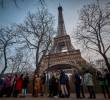 La Torre Eiffel seguirá cerrada este viernes por quinto día consecutivo debido a una huelga de personal, informó un delegado sindical. Foto: AFP