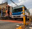 Una de las propuestas de los transportadores es que se restauren los carriles exclusivos para los buses, como los que se intentaron instalar entre 2016 y 2019. FOTO: JULIO CÉSAR HERRERA