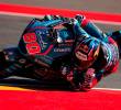 El colombiano David Alonso en acción en el Gran Premio de Aragón. Este fin de semana buscará un nuevo podio en Moto2. FOTO TOMADA X@AsparTeam
