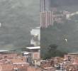 Video de parapentistas en riesgo en el municipio de Bello, Antioquia. Foto: videos Denuncias Antioquia