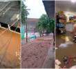 Las lluvias de este domingo, 3 de agosto, afectaron a 60 barrios de Santa Marta. FOTOS: Capturas de video