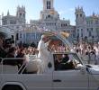 El papa León XIV ofició este domingo una misa al aire libre en pleno centro de Madrid, que reunió más de un millón de personas, en su segundo día de visita a España. FOTO: AFP