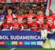 El equipo titular de Santa Fe contra Caracas. FOTO: <b>X Santa Fe</b>