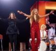 Laura Pausini y Shakira en vivo en Madrid. FOTO: cortesía Nicolás Gerardin