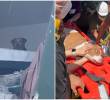 Tras el terremoto de magnitud 7.4 que afectó al centro y occidente del país, Kiara quedó acorralada en el quinto piso de un edificio a punto de colapsar en Dosquebradas, Risaralda. Mientras que Renata sobrevivió a la caída de su hogar en Cali. FOTO: Captura de video de redes sociales @MelyMunera y @JohaFuentes