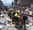 Grupos de rescate se movilizan para enfrentar la tragedia en Pereira, una de las ciudades más afectadas. Foto: Manuel Saldarriaga.