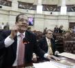 El representante Carlos Arturo Piedrahita, durante una de las discusiones en el Congreso. FOTO: Colprensa-Diego Santacruz.