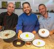 Oscar Giraldo, Jonatan Lopera, Esteban Bedoya son los miembros de este proyecto culinario. FOTO<b><span class=mln_uppercase_mln> esneyder gutiérrez</span></b>
