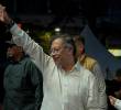 El presidente Gustavo Petro durante intervención en Ibagué en la Movilización. FOTO: COLPRENSA
