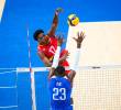 El antioqueño Miguel Ángel Martínez Palacios (#17 de uniforme rojo), cambiará de liga para la próxima temporada, ahora estará en Italia. FOTO CORTESÍA volleyballworld.com