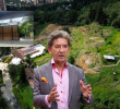 El exgobernador Luis Pérez y su familia son los propietarios del lote Las Brisas, ubicado en Las Palmas. FOTOS: Manuel Saldarriaga, Jaime Pérez y cortesía Corantioquia