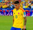 El volante cucuteño James Rodríguez, de 35 años, fue el capitán de la Selección Colombia en el mundial de Norteamérica. Foto: Juan Antonio Sánchez