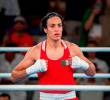 Imane Khelif ganó la medalla de oro en la categoría -66 kg del boxeo en los Juegos Olímpicos de París 2024.<b> </b>FOTO: Getty