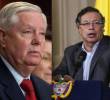 El senador republicano Lindsey Graham asegura que Trump impondrá aranceles a Colombia por presunto apoyo al narcotráfico. FOTO: AFP y Presidencia
