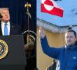 Ante la insistencia de anexión por parte de Donald Trump, el primer ministro Jens Frederik Nielssen le respondió al mandatario estadounidense. Fotos: AFP y Facebook