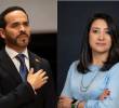 Abelardo de la Espriella y Claudia Benavides, ministra de Ciencias designada. Foto: Colprensa/Redes sociales