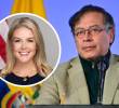 Karoline Leavitt, portavoz de la Administración Trump y el presidente de Colombia, Gustavo Petro, en medio de la fuerte relación diplomática. FOTO: Tomada de redes sociales @PressSec y Presidencia de Colombia