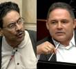 Iván Cepeda y Honorio Henríquez en la plenaria del 4 de noviembre de 2025. Foto: Captura de video.