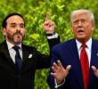 Trump ratificó su confianza en el liderazgo de De la Espriella y aseguró que la ayuda y la cooperación financiera para los intereses conjuntos se mantendrán vigentes. FOTO Presidencia y Getty, Ilustración EL COLOMBIANO