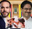 Al concluir el viernes 19 de junio, último día de actividad proselitista, los modelos predictivos de conversación otorgaron a Abelardo de la Espriella un 52% de probabilidad digital frente al 48% de Iván Cepeda Castro. FOTO: Colprensa, Registraduría Nacional y redes sociales @ABDELAESPIRELLA y @IvanCepedaCast