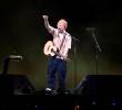 Ed Sheeran actuó solo en el Lincoln Financial Field de Filadelfia este sábado, en su primer concierto desde la polémica por el veto al rapero Macklemore en su gira Loop Tour. FOTO Getty Images