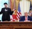 <span class=mln_uppercase_mln>Elon</span><b><span class=mln_uppercase_mln> Musk no oculta su inconformidad con el presidente Donald Trump, a quien apoyó fervientemente desde la candidatura presidencial del republicano para su segundo mandato. FOTO: Getty</span></b>