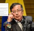 El presidente Gustavo Petro criticó la elección de Carlos Camargo como magistrado de la Corte Constitucional. Fotos: Colprensa y redes sociales