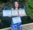 Sara Lizeth López García, es una estudiante de la escuela Suffolk County Community College en Nueva York. FOTO: Cortesía GoFundMe