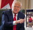 Donald trump publicó en su red social un video del entrenamiento de civiles venezolanos. Foto: Getty Images y redes sociales