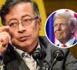 Mientras la Casa de Nariño dijo que Donald Trump pidió perdón por excluir a Colombia del “Escudo de las Américas”, el presidente Gustavo Petro negó tales disculpas. FOTO: Colprensa y Getty