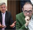 Jaime Alberto Cabal, presidente de Fenalco; y Antonio Sanguino, ministro de Trabajo. Foto: Colprensa