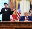 Trump dice estar “muy decepcionado” con Musk y confirma su ruptura con el magnate. FOTO: GETTY