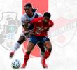 Yony González, delantero del Deportivo Independiente Medellín. El juego de ida, en el Atanasio, se liquidó 2-2. FOTO JUAN ANTONIO SÁNCHEZ