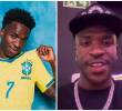 Vinicius Jr, delantero del Real Madrid y la selección de Brasil. FOTOS: <b>Instagram ViniJr y captura de vídeo</b>