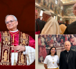 El Papa León XIV y una selfie de Monseñor Juan Fernando Sánchez y una foto de Ximena Alejandra Valdivia Muro, en Perú. FOTOS Vatican News y Cortesía