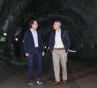 El alcalde Federico Gutiérrez y el gobernador Andrés Julián Rendón en la puesta en marcha de las obreas del segundo Túnel de Oriente. Fecha de evento: 21/08/2024. Foto: Manuel Saldarriaga Quintero.