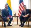El presidente Abelardo de la Espriella recibió en Barranquilla al secretario de Estado de Estados Unidos, Marco Rubio. Foto: Presidencia