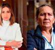 Laura Sarabia, quien ocupó diferentes cargos en el gobierno Petro, incluida la Cancillería, y su exempleada doméstica Marelbys Mesa. Foto: Cortesía.