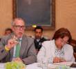 Villavicencio (derecha) asumió transitoriamente en reemplazo de la saliente canciller Laura Sarabia, que renunció justamente en medio de diferencias por la contratación alrededor de los pasaportes. FOTO: PRESIDENCIA